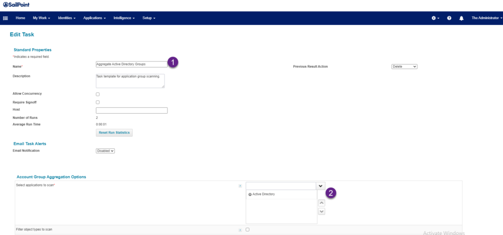 Sailpoint IdentityIQ Aggregation 