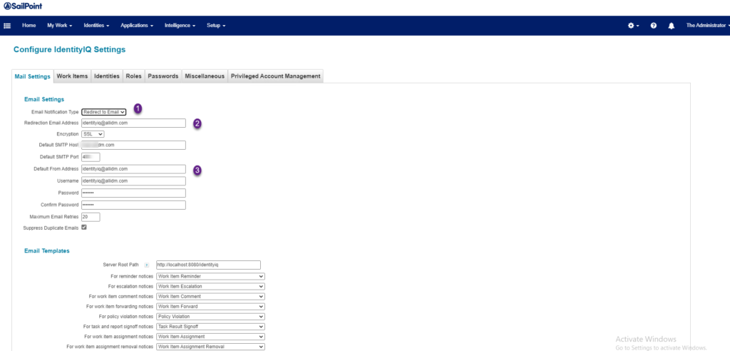 IdentityIQ Configurations