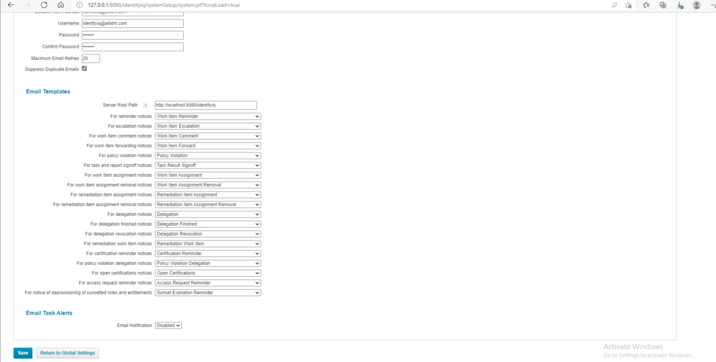 IdentityIQ Configurations